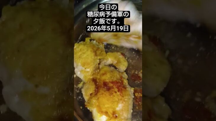 【夕飯1】糖尿病予備軍の夕飯2026年5月19日  #料理 #糖尿病#shorts