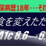 糖尿病歴18年  「朝食を変えただけでHbA1c 8.6→6.0」  18年を遡って見えてきたこと