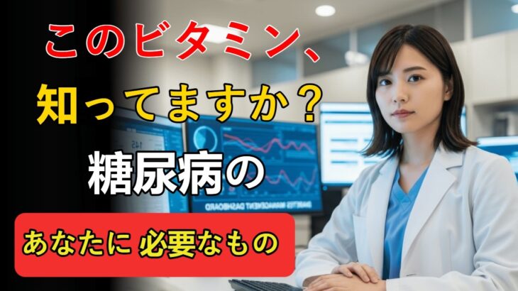 糖尿病を止め、腎臓ダメージを2ヶ月で回復させるビタミンがこれだ