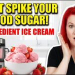 3-Ingredient Healthy Strawberry Ice Cream in the Ninja Creami | Diabetic Dessert Recipe