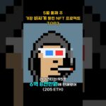 5월 둘째 주 가장 비싸게 팔린 NFT 프로젝트 TOP3 #Shorts, #쇼츠