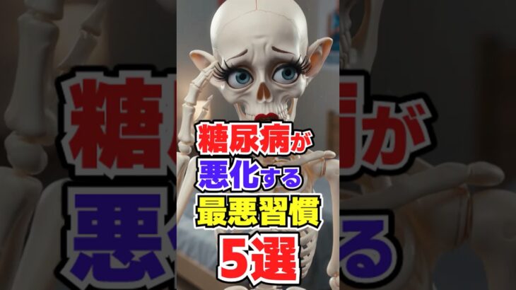 糖尿病が悪化する最悪習慣5選/#50歳から若返る健康学