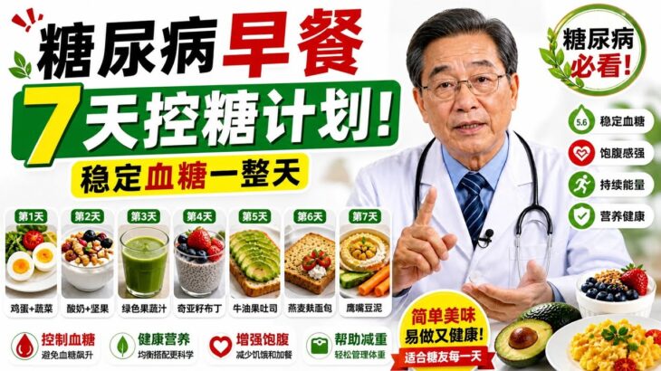 控糖必看！7款糖尿病早餐，让你远离血糖飙升！