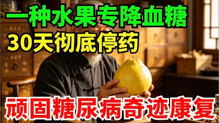 一种水果专克糖尿病，效果超苦瓜70倍，30天彻底停药！#中医 #养生 #降三高 #糖尿病 #高血糖