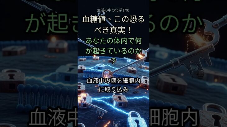 79. 「体内爆弾」糖尿病💣：血糖値が暴走する驚愕の化学メカニズムを暴く！🤯 #糖尿病 #インスリン #血糖値 #健康 #化学 #科学 #ドキュメンタリー #身体の秘密 #生活習慣病