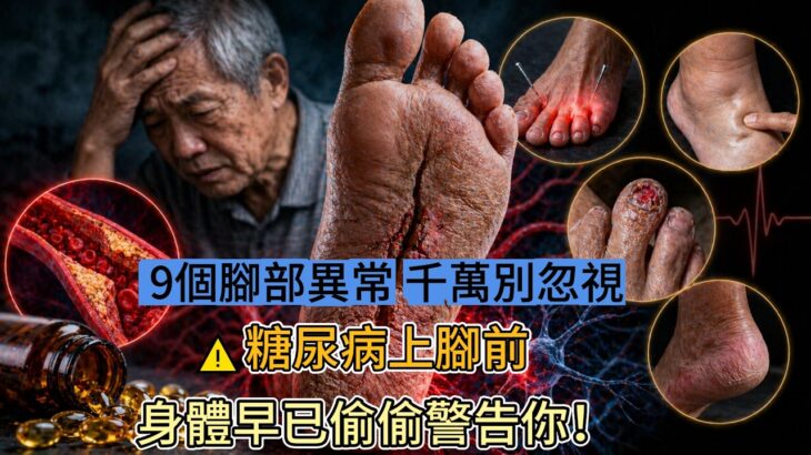 腳上9訊號＝糖尿病警報！67歲阿伯哭了。#糖尿病 #糖尿病足 #腳部訊號 #血糖高 #神經病變 #腳麻腳痛 #傷口不癒合 #足部檢查 #中老年健康 #早期發現
