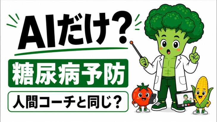 AIだけで糖尿病予防は支えられる？人間との比較研究