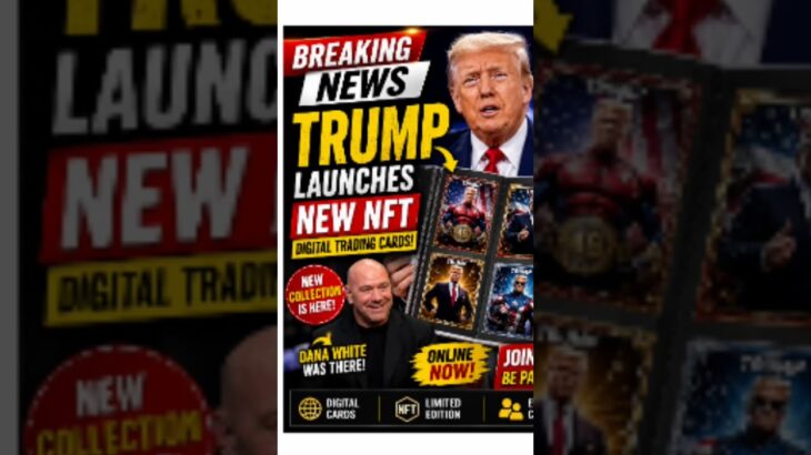 BREAKING: Trump Unveils New NFT Trading Cards 🇺🇸 #sorts