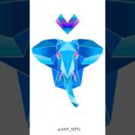 Creating My Dear Baby Elephant — Fractal Geometric NFT Art | ANT ART