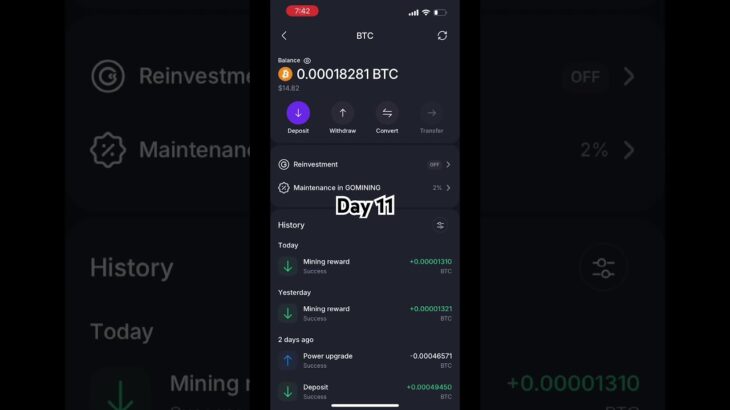 Day 11- =14.92$ #nft #cryptocurrency