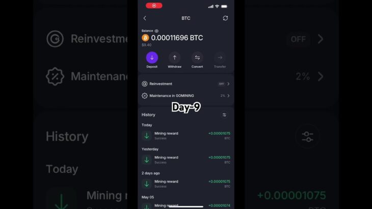Day-9 -9.40$ #cryptocurrency #nft
