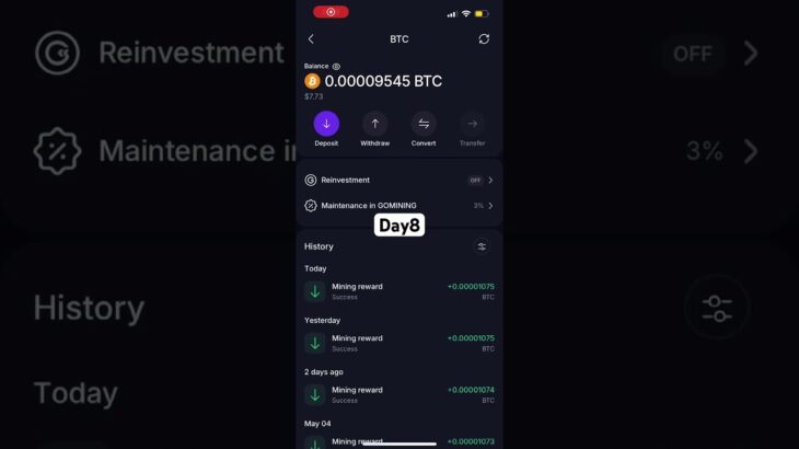 Day8-7.73$ #cryptocurrency #nft #money