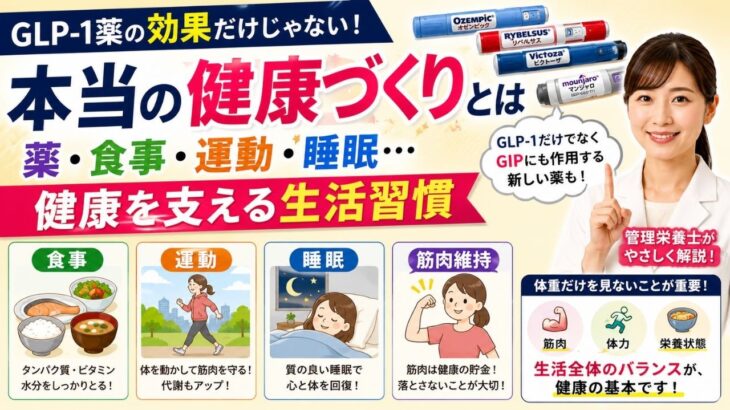 糖尿病薬GLP-1とは？ インクレチンの正体を管理栄養士がわかりやすく解説