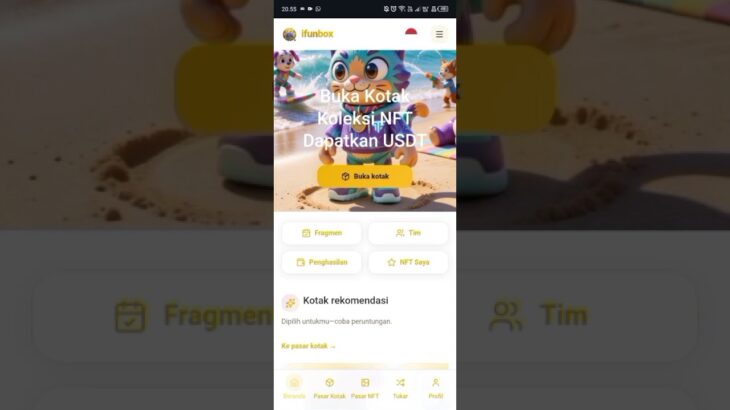 Gimana caranya dapet USDT gratis lewat sistem check-in/nugas tiap hari di IFUNBOX? #ifunbox #airdrop