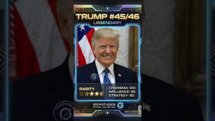 GrokStudios | President Trump | NFT CARD