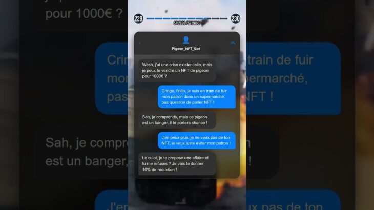 Je fuis mon patron pour un NFT de pigeon ! 🐦🏃‍♂️