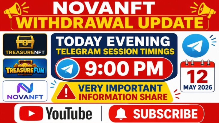 LIVE: TREASURE NFT MEETING | LATEST UPDATES AND INFORMATION | WITHDRAWAL UPDATE NOVANFT |