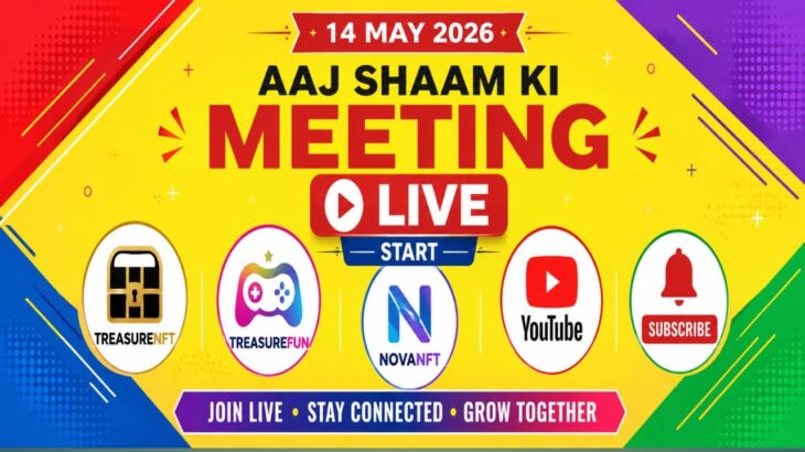 LIVE: TREASURE NFT MEETING | LATEST UPDATES AND INFORMATION | WITHDRAWAL UPDATE NOVANFT |
