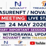 LIVE: TREASURE NFT MEETING | LATEST UPDATES AND INFORMATION | WITHDRAWAL UPDATE NOVANFT |