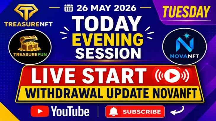 LIVE: TREASURE NFT MEETING | LATEST UPDATES AND INFORMATION | WITHDRAWAL UPDATE NOVANFT |