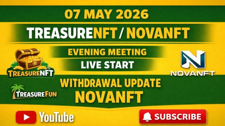 LIVE: TREASURE NFT MEETING | LATEST UPDATES AND INFORMATION | WITHDRAWAL UPDATE NOVANFT |