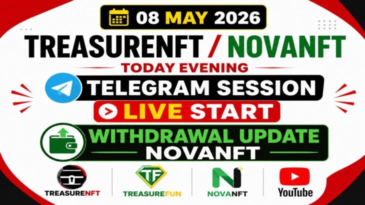 LIVE: TREASURE NFT MEETING | LATEST UPDATES AND INFORMATION | WITHDRAWAL UPDATE NOVANFT |