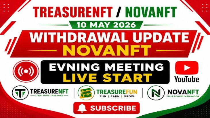 LIVE: TREASURE NFT MEETING | LATEST UPDATES AND INFORMATION | WITHDRAWAL UPDATE NOVANFT |