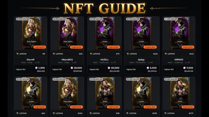 Legend of Ymir NFT Guide