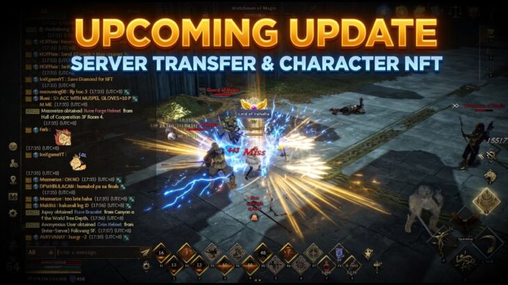 Legend of Ymir Upcoming Update Server Transfer & Character NFT