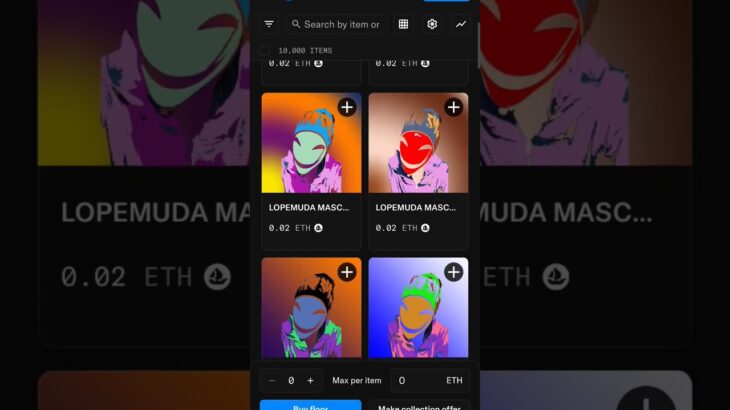 MY NFT COLLECTION LOPEMUDA – LET ME BE #nft #ethereum #opensea #meme #shorts
