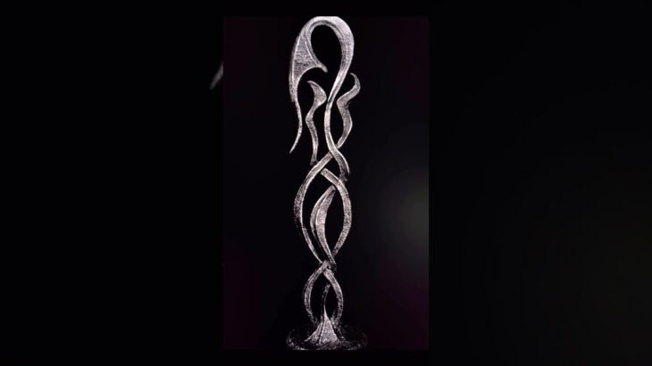 “Metal Sculptures in the Metaverse” NFT collection keeps growing. #nft #art #shotrs #digitalart