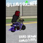 Mini Bike Madness Migo #nft #handdrawn #COMICS #LEMIGOS
