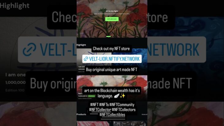 NFT store: Velt Lior at NFTIFY #ArtCollection#Collectibles#Expensive #RareFinds#InvestmentPiece