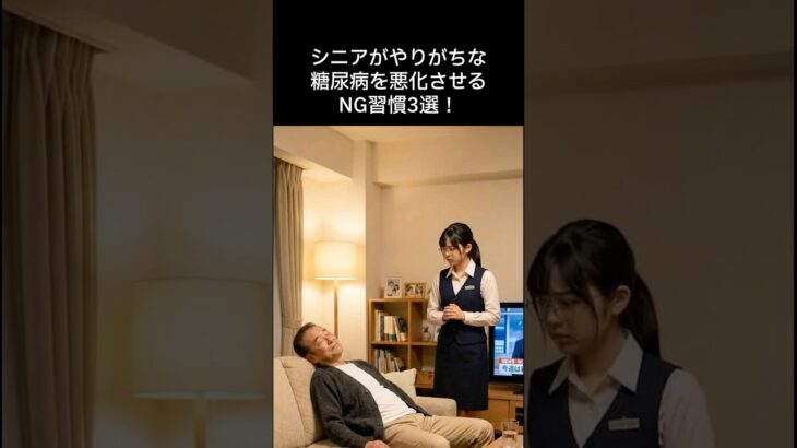 シニアがやりがちな糖尿病を悪化させるNG習慣3選！