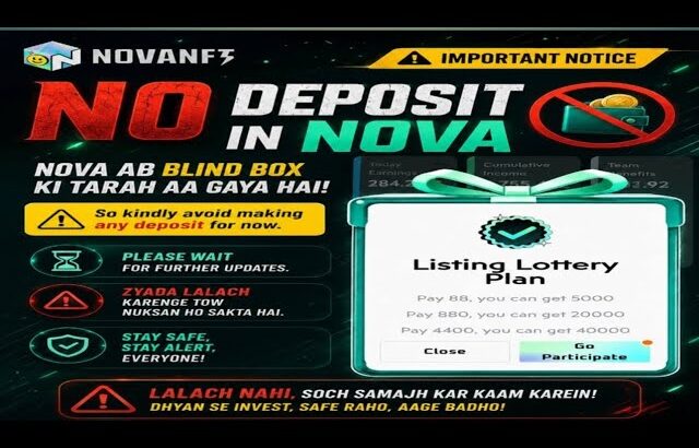 NO DIPOSIT AND FIRST WITHDRAWAL / NOVA NFT NEW UPDATE TODAY / #novanft #nodiposit #trending #viral