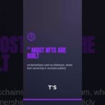 Nonfungible tokens, or NFTs, are digital assets that represent a unique item, like a specific piece