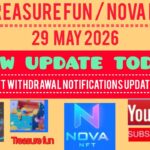Nova Nft New Update Today 🤑 Treasure Fun New 30 Dollar Diposit Update 💲 Withdrawal Notifications Nft