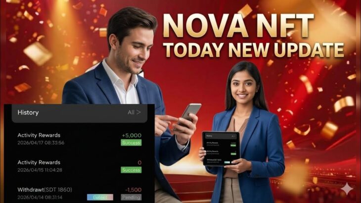 Nova Nft Today New Big Update ✅ | Blockchain Live 😱 | Withdrawal Start ✅ | #trending#funny#viral#nft