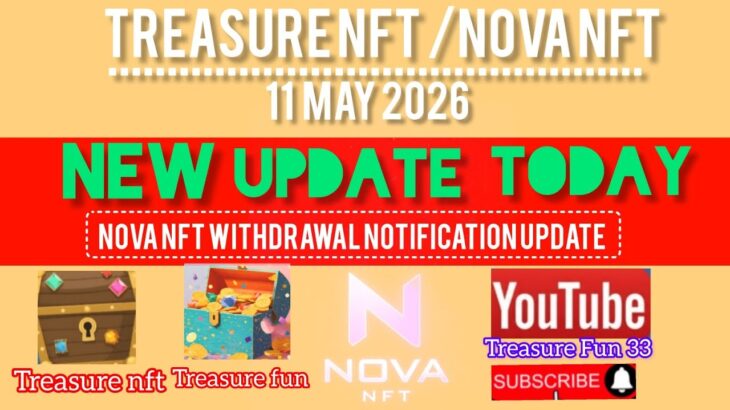 Nova Nft Update Today 😊 11 May withdrawal update Nova Nft Today Amulya Sahu Sir Update Treasure Nft