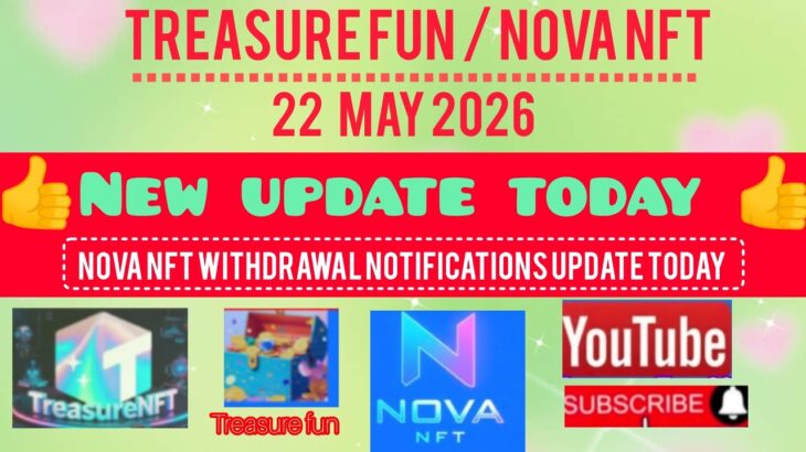 Nova nft new withdrawal notifications update today 🤑 Nova nft important mitting video today