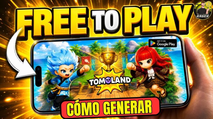 🚀 Nuevo Juego NFT GRATIS con RECOMPENSAS (Móvil)💥FREE TO PLAY💥Tutorial Cómo Generar💥Tomoland