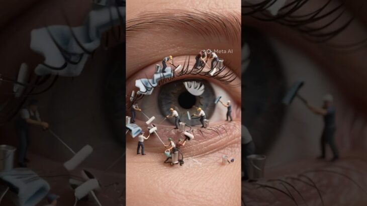Ojo limpiandose mini limpiadores !!! #cortesatisfactorio #nft #animation #elemental #satisfying