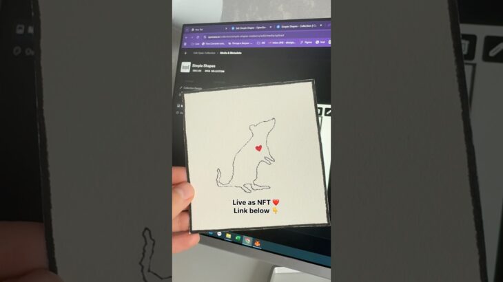 One Little Mouse #art #nft #drawing #artist #blockchain #sketch
