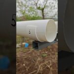 Prueba de resistencia de abrazaderas en sistema de hidroponía en método NFT #hidroponía #ElSalvador