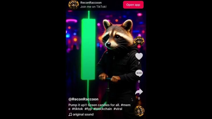 $RCON Recon Raccoon Pump It Up! 7nZuYZYZnof9gF3zr9QhdnxpQ1mTM8LN3VaJuhrGbonk