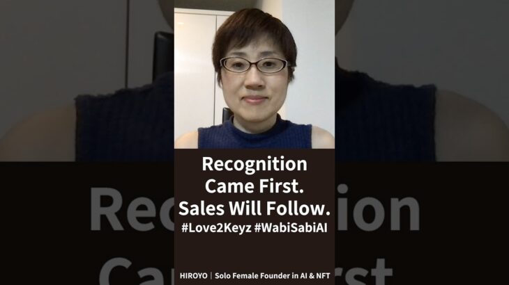 Recognition Came First. Sales Will Follow. #Love2Keyz #WabiSabiAI #NFT #Web3 #OpenSea