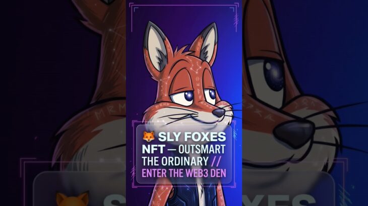 🦊 SLY FOXES NFT is entering the Web3 den — are you early or already late? #Shorts #NFT #Web3 #Crypto