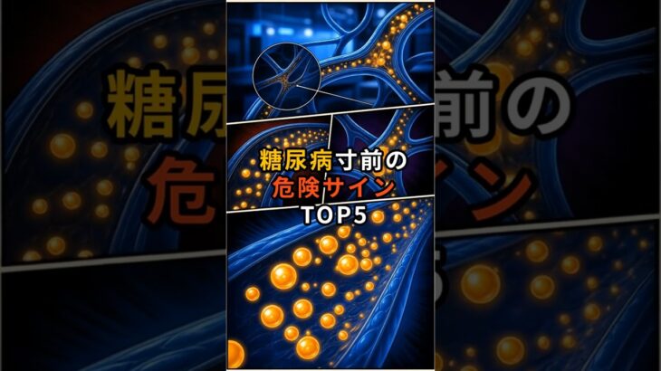 糖尿病寸前の危険サインTOP5