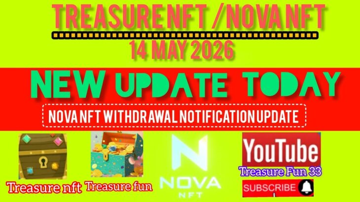 Treasure Fun Tuft Update Today | Nova Nft New Update Today 😊 Today withdrawal Update Treasure Nft