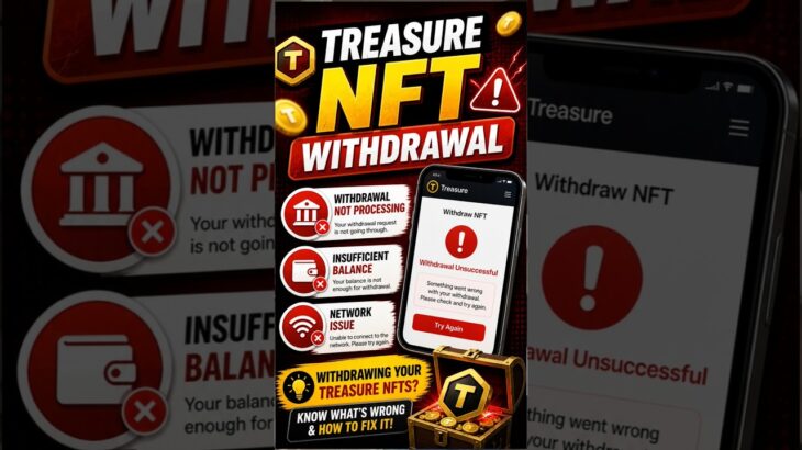 Treasure NFT Withdrawal Update!! | Treasure Nft Real or Fake? | Treasure Nft Update